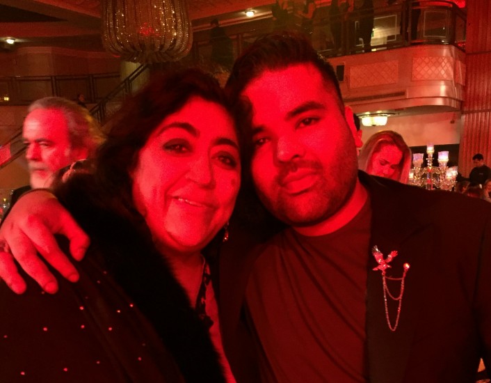 Gurinder with Naughty Boy